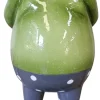 Dekofigur Frosch stehend 30 cm bunt