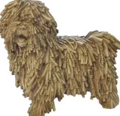 Dekofigur Hund 28 cm bunt