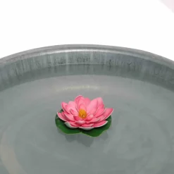 Deko-Rose schwimmend pink Ø 10 cm