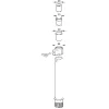 Delschen Abschlussring mit 3-fach Adapter