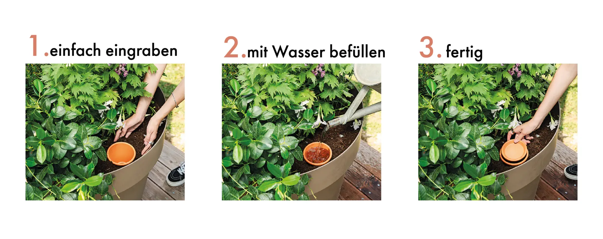 Deroma Bewässerungskegel Aquado Ø 12 cm