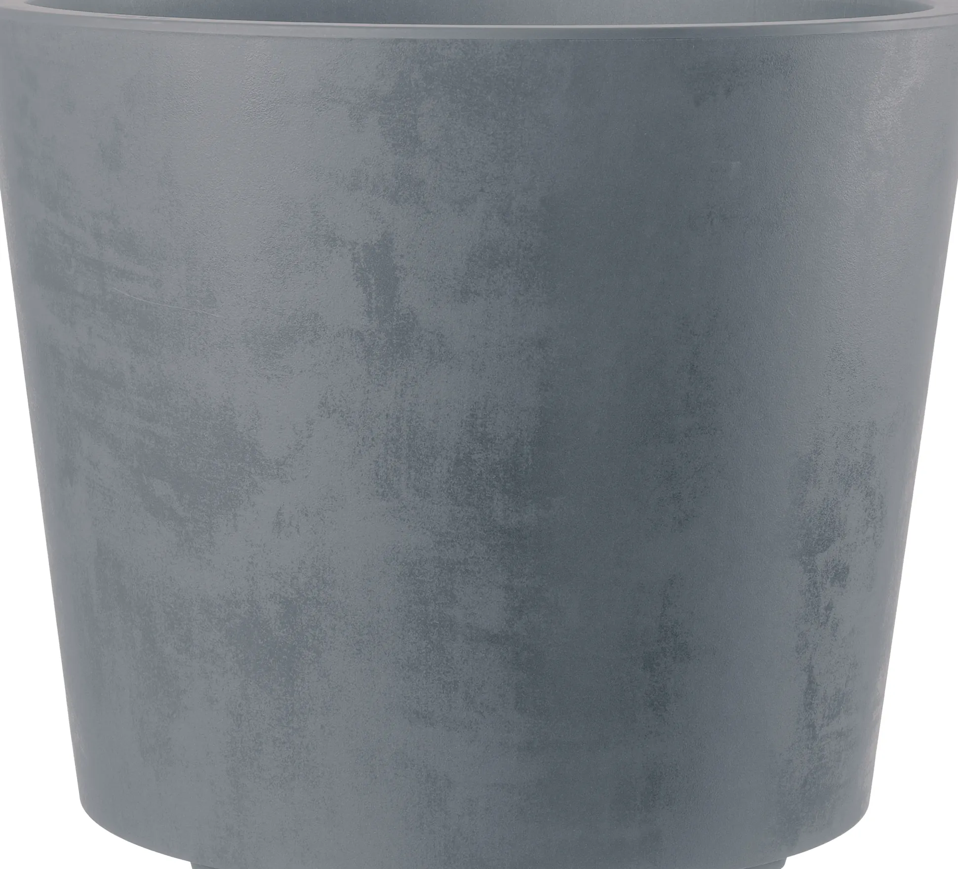 Deroma Pflanztopf Millennium Kunststoff 59 cm aschgrau mit Ablauflöchern