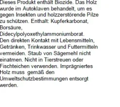 Dichtzaun Levi 180 x 180 cm, kesseldruckimprägniert
