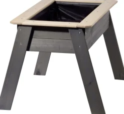 Dobar Kinder-Hochbeet mit Ablage grau 78 x 60 x 50 cm