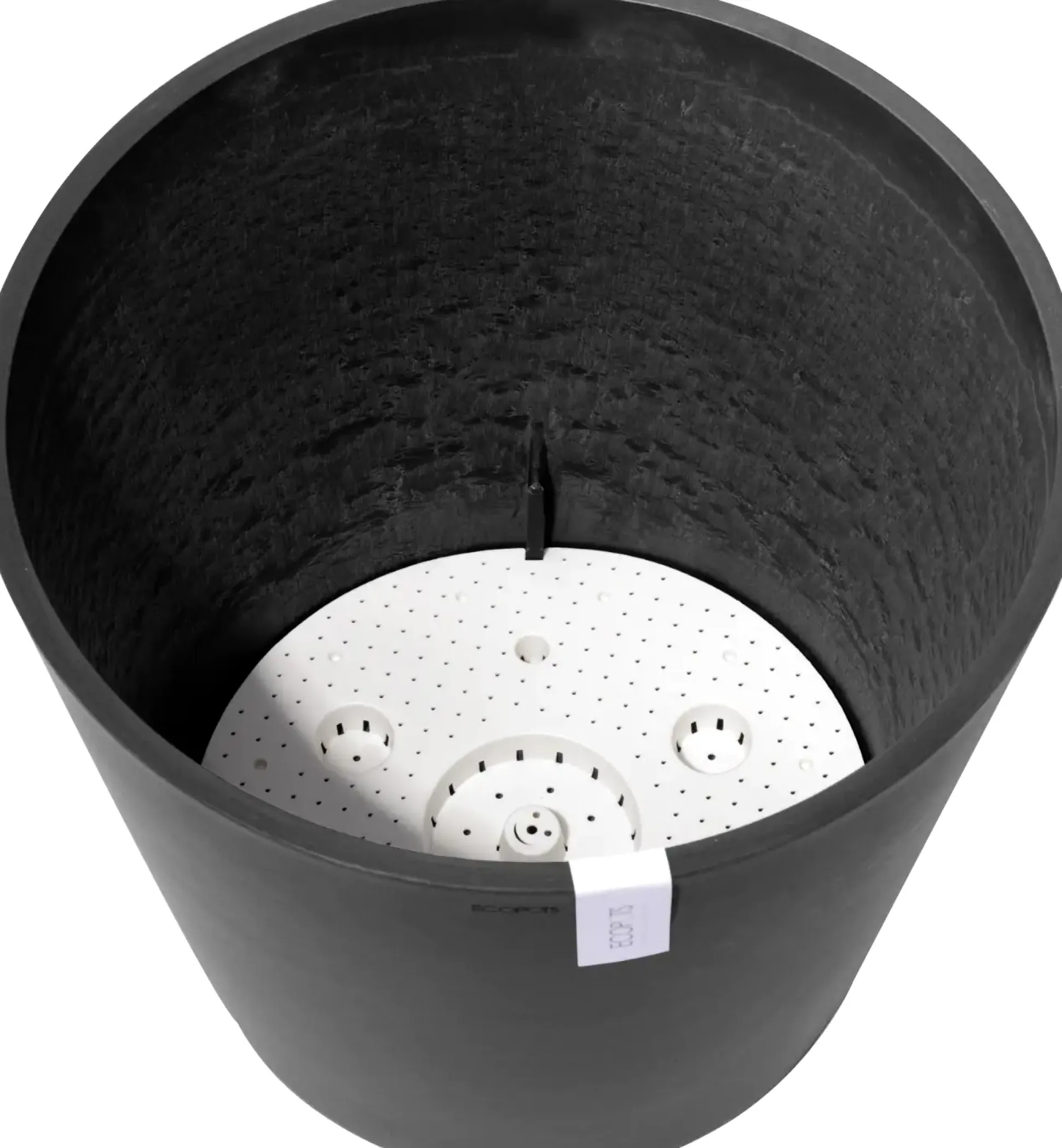 Ecopots Pflanztopf Amsterdam Ø 50 x 43,8 cm dunkelgrau