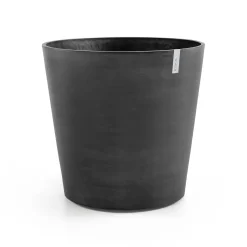 Ecopots Pflanztopf Amsterdam Ø 80 x 74,2 cm dunkelgrau mit Rädern