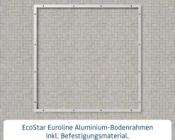 EcoStar Bodenrahmen für Gerätehaus SD7/FD7/PD7