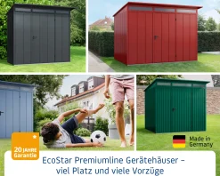 EcoStar Dachrahmen für Gründach Pultdach Typ 1 rot