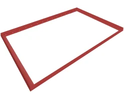 EcoStar Dachrahmen für Gründach Pultdach Typ 1 rot