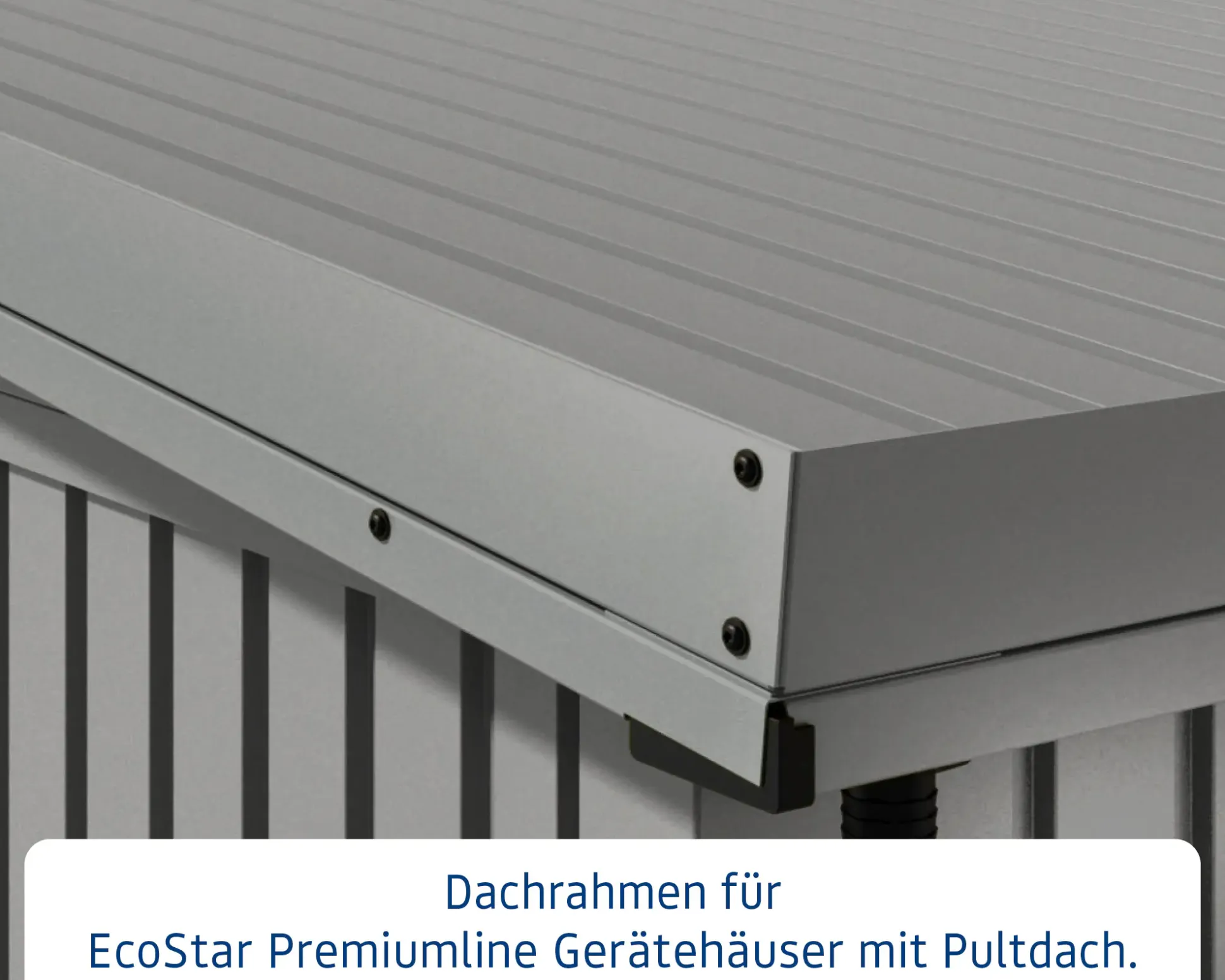 EcoStar Dachrahmen für Gründach Pultdach Typ 3 grau