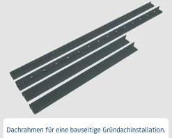 EcoStar Dachrahmen für Gründach Pultdach Typ 3 anthrazit