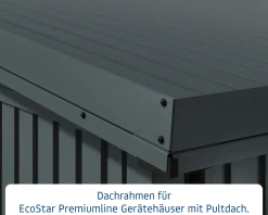 EcoStar Dachrahmen für Gründach Pultdach Typ 3 anthrazit