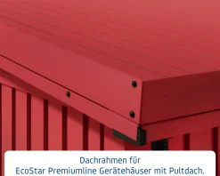 EcoStar Dachrahmen für Gründach Pultdach Typ 3 rot