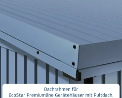 EcoStar Dachrahmen für Gründach Pultdach Typ 3 blau