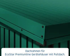 EcoStar Dachrahmen für Gründach Pultdach Typ 1 grün