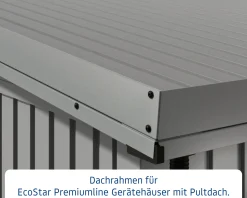 EcoStar Dachrahmen für Gründach Pultdach Typ 2 grau