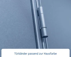 EcoStar Gerätehaus Elegant-S Typ 1 taubenblau