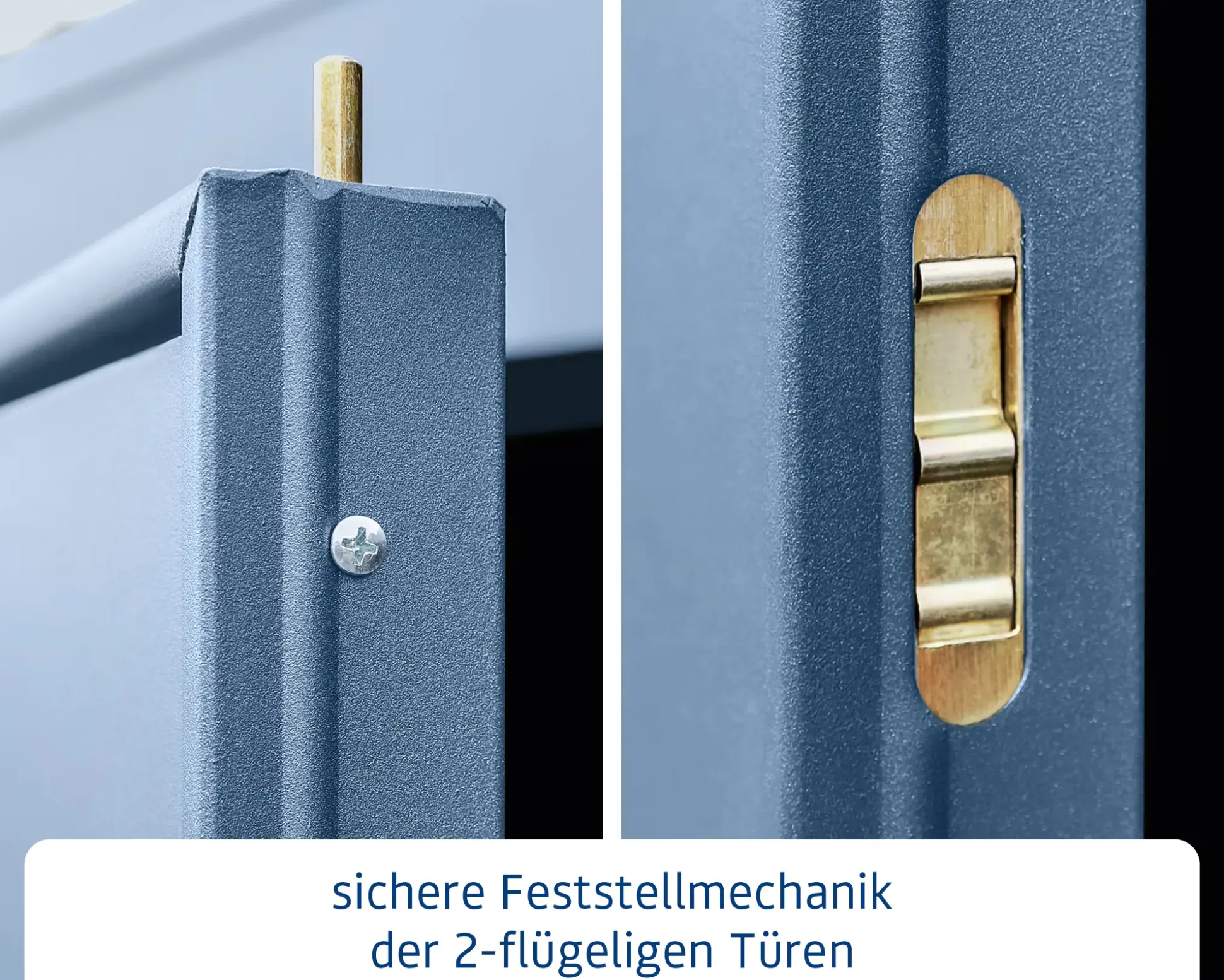 EcoStar Gerätehaus Elegant-S Typ 1 taubenblau