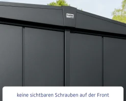 EcoStar Gerätehaus Elegant-S Typ 3 anthrazitgrau323,6 x 247,7 x 219,4 cm