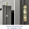 EcoStar Gerätehaus Elegant-S Typ 3 graualuminium 323,6 x 247,7 x 219,4 cm