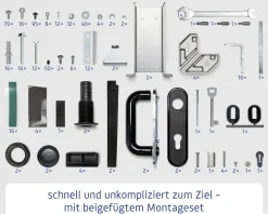 EcoStar Gerätehaus Elegant-S Typ 3 323,6 x 247,7 x 219,4 cm moosgrün