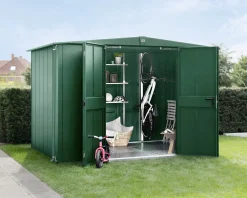 EcoStar Gerätehaus Elegant-S Typ 3 323,6 x 247,7 x 219,4 cm moosgrün