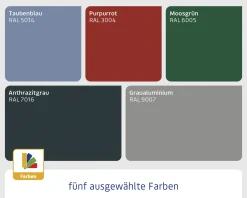 EcoStar Gerätehaus Elegant-S Typ 2 anthrazitgrau 1 flg 258,8 x 247,7 cm