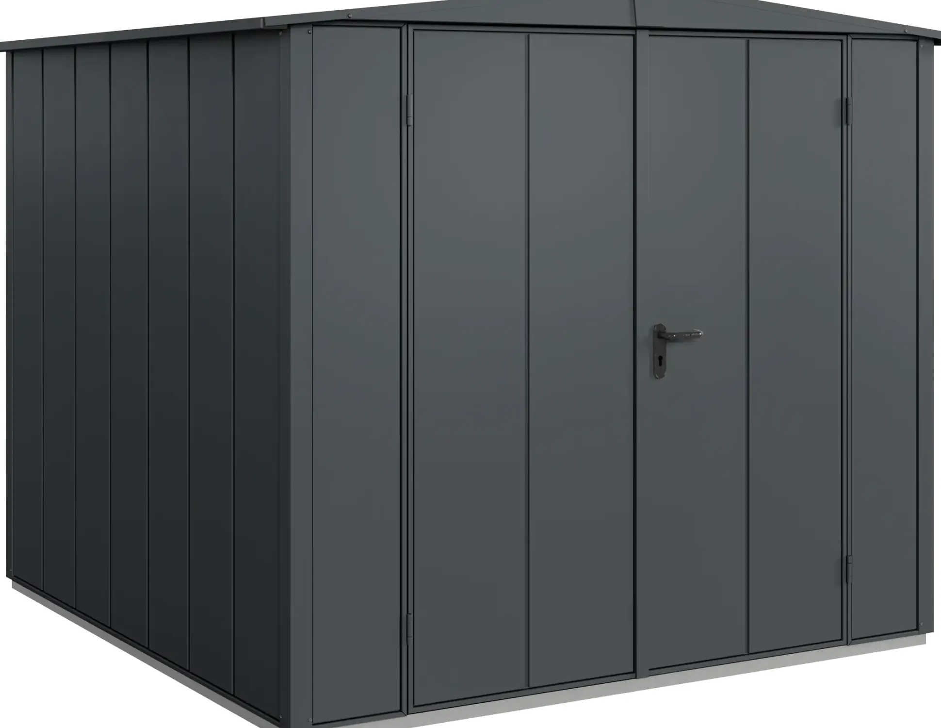 EcoStar Gerätehaus Elegant-S Typ 2 258,8 x 247,7 x 216 cm anthrazitgrau