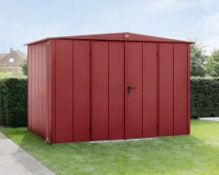 EcoStar Gerätehaus Elegant-S Typ 3 323,6 x 247,7 x 219,4 cm purpurrot
