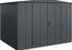 EcoStar Gerätehaus Elegant-S Typ 3 anthrazitgrau 2 flg 323,6 x 247,7 cm