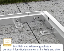 EcoStar Gerätehaus Elegant-P Typ 3 312,7 x 283,4 x 232,3 cm anthrazitgrau
