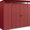 EcoStar Gerätehaus Elegant-P Typ 3 purpurrot 312,7 x 283,4 x 232,3 cm