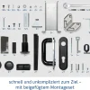 EcoStar Gerätehaus Elegant-S Typ 1 purpurrot 1 flg 258,8 x 121,3 x 216 cm