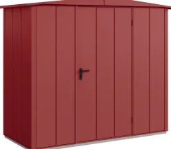 EcoStar Gerätehaus Elegant-S Typ 1 purpurrot 1 flg 258,8 x 121,3 x 216 cm