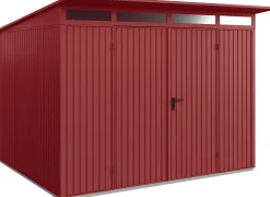 EcoStar Gerätehaus Trend-P Typ 3 purpurrot 312,7 x 283,4 x 232,3 cm