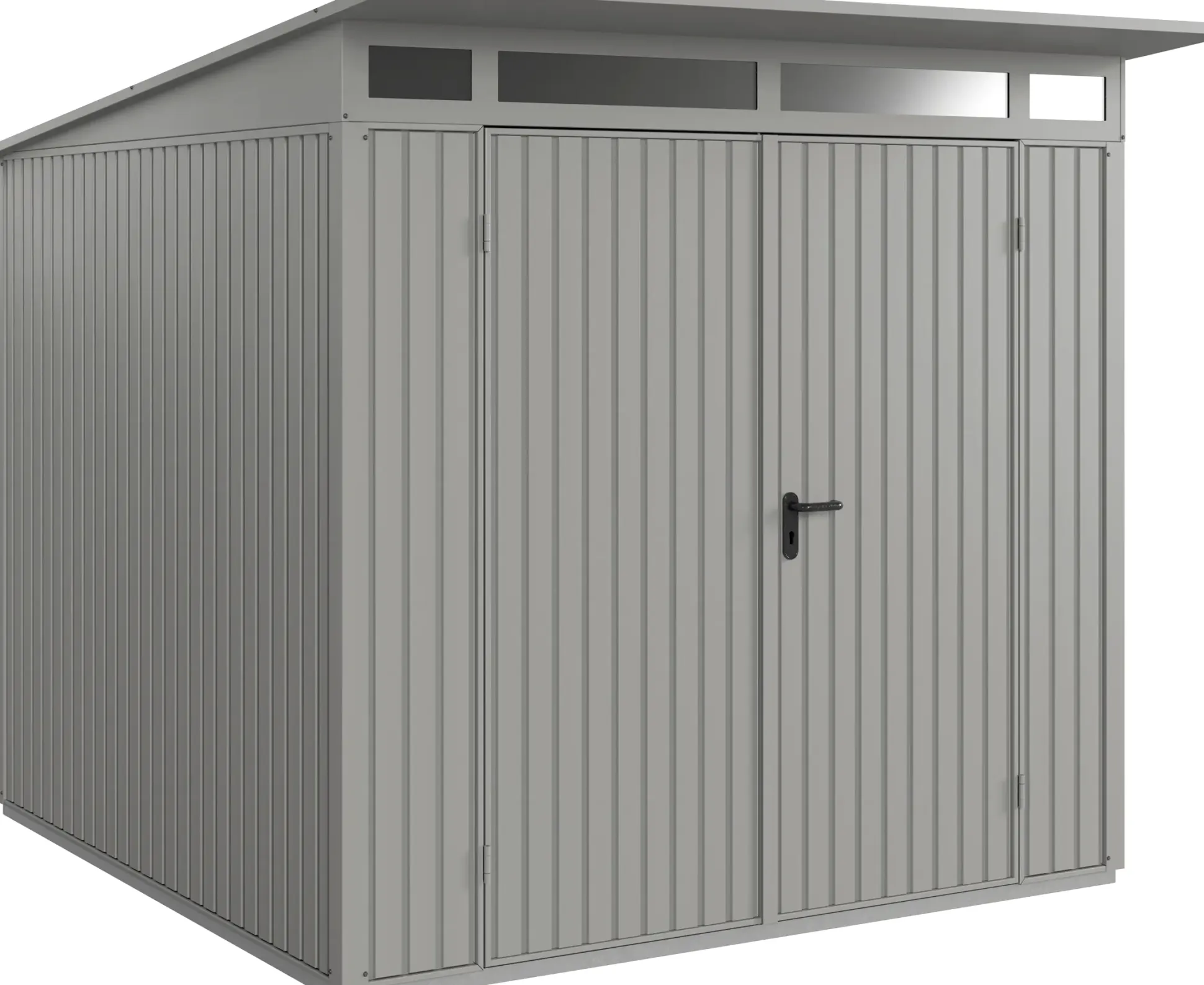 EcoStar Gerätehaus Trend-P Typ 2 247,9 x 283,4 x 232,3 cm graualuminium