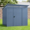 EcoStar Gerätehaus Trend-P Typ 2 taubenblau 247,9 x 283,4 x 232,3 cm