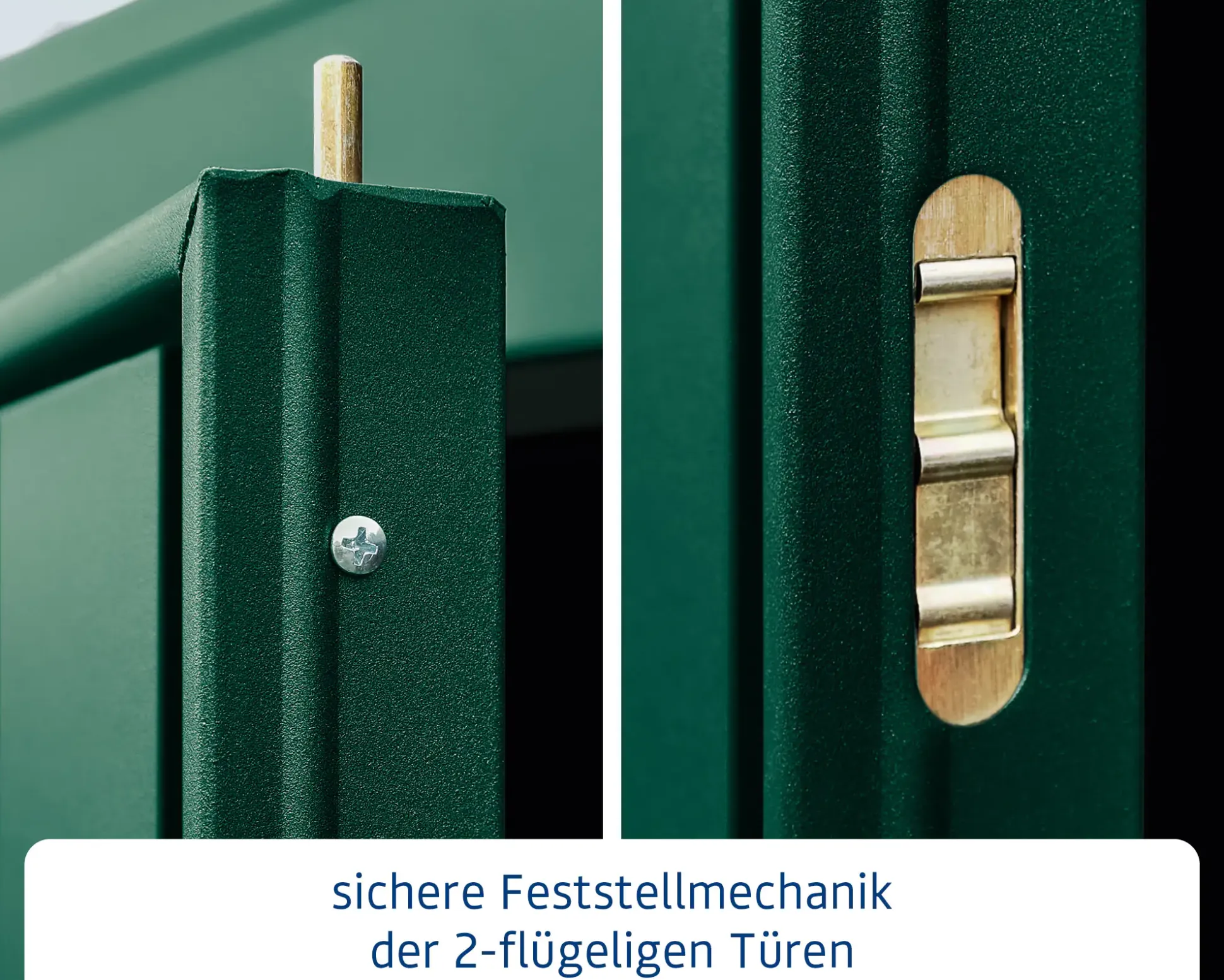EcoStar Gerätehaus Trend-P Typ 3 312,7 x 283,4 x 232,3 cm moosgrün