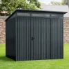EcoStar Gerätehaus Trend-P Typ 2 anthrazitgrau 247,9 x 283,4 x 232,3 cm