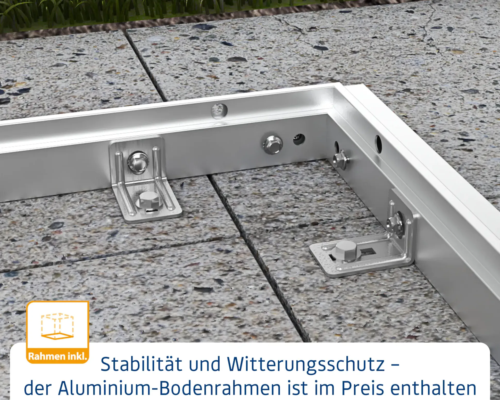 EcoStar Gerätehaus Trend-P Typ 2 anthrazitgrau 247,9 x 283,4 x 232,3 cm