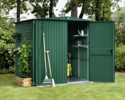 EcoStar Gerätehaus Trend-S Typ 2 258,8 x 247,7 x 216 cm moosgrün