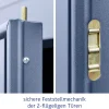 EcoStar Gerätehaus Trend-S Typ 2 258,8 x 247,7 x 216 cm taubenblau