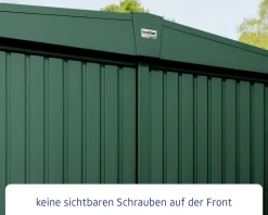 EcoStar Gerätehaus Trend-S Typ 2 258,8 x 247,7 x 216 cm moosgrün