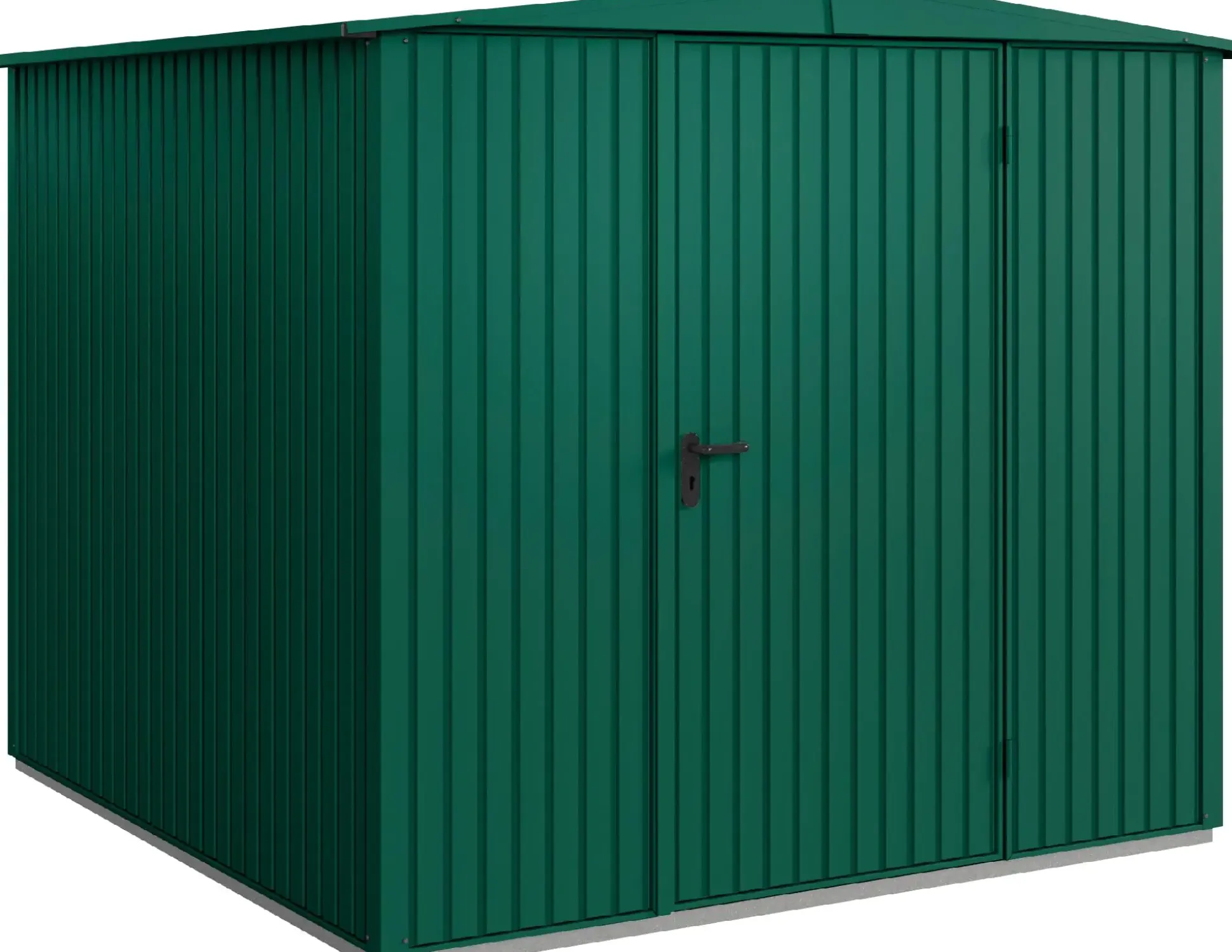 EcoStar Gerätehaus Trend-S Typ 2 258,8 x 247,7 x 216 cm moosgrün