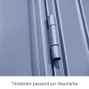 Ecostar Gerätehaus Trend-S Typ 1 258,8 x 121,3 x 216 cm taubenblau
