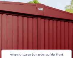 EcoStar Gerätehaus Trend-S Typ 2 258,8 x 247,7 x 216 cm v