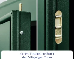EcoStar Gerätehaus Trend-S Typ 3 323,6 x 247,7 x 219,4 cm moosgrün