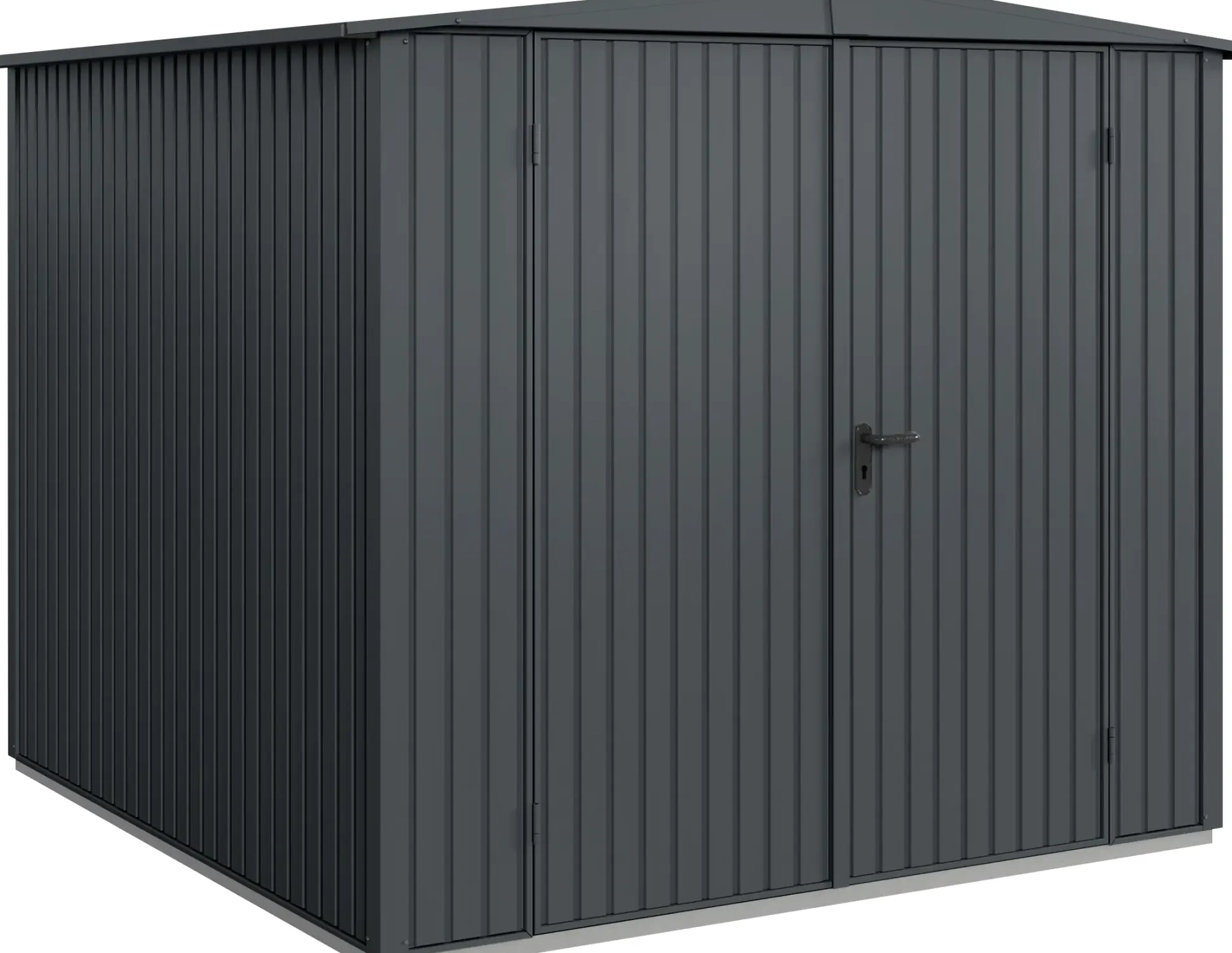 EcoStar Gerätehaus Trend-S Typ 2 258,8 x 247,7 x 216 cm anthrazitgrau
