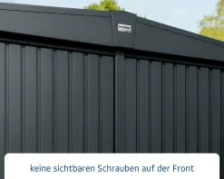 EcoStar Gerätehaus Trend-S Typ 3 323,6 x 247,7 x 219,4 cm anthrazitgrau