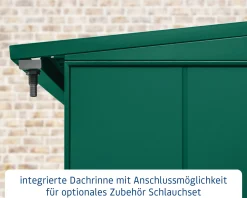 Ecostar Kaminholzregal Elegant-V Typ 1, moosgrün, mit Verstrebung